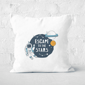 Escape To The Stars Square Cushion