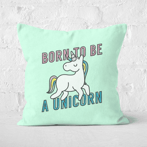 Born To Be A Unicorn Square Cushion
