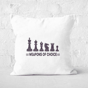 Weapons Of Choice Square Cushion