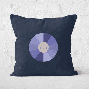 Pressed Flowers Colours Of The Night Square Cushion