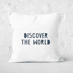 Discover The World Square Cushion