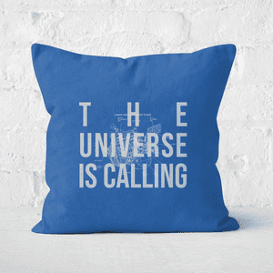 The Universe Is Calling Schematic Square Cushion