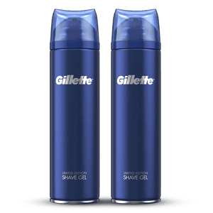 Gillette Fusion5 Ultra Sensitive Shaving Gel 200ml (2 Pack - 3 Month)