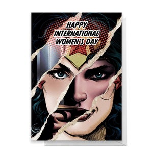 Wonder Woman International Women's Day Greetings Card