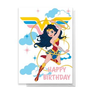 Wonder Woman Happy Birthday Greetings Card