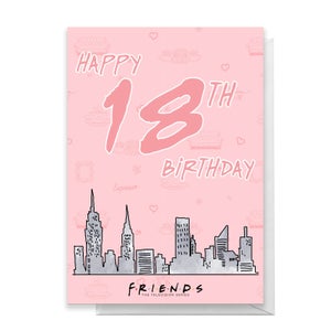 Friends Birthday 18th Greetings Card