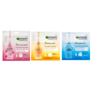 Garnier Fresh-Mix Face Sheet Shot Mask Trio