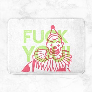 Fuck You Clown Bath Mat