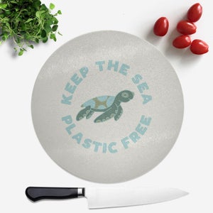 Keep The Sea Plastic Free Round Chopping Board