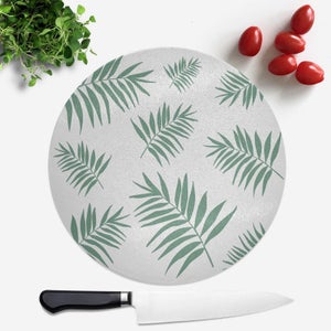 Leaves Round Chopping Board