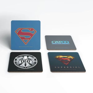 Set de posavasos DC Supergirl TV