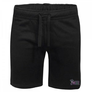 DC Joker Embroidered Unisex Jogger Shorts - Black