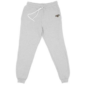 Harry Potter Hufflepuff Embroidered Unisex Joggers - Grey