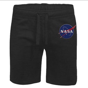 NASA Meatball Unisex Jogger Shorts - Black
