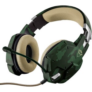 Trust GXT322 Carus Gaming Headphones - Jungle Camo