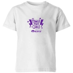 The Powerpuff Girls Thunderbolts Kids' T-Shirt - White