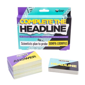 Complete the Headline Card Game