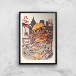 Ilustrata Burgerzilla Giclee Art Print