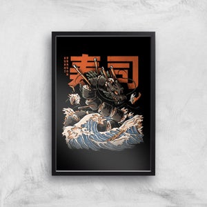 Ilustrata Sushi Dragon Giclee Art Print