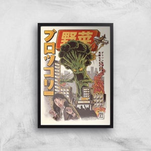 Ilustrata Broccozilla Giclee Art Print