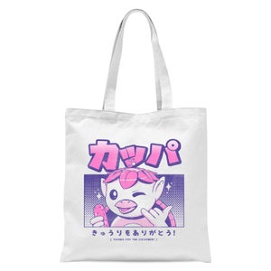 Ilustrata Japanese Kappa Tote Bag - White