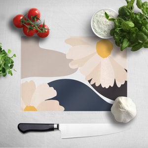 Abstract Daisies Chopping Board