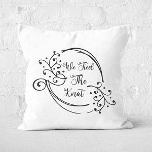 We Tied The Knot Square Cushion
