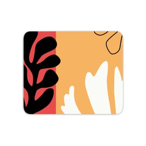 Abstract Warm Leaves Mouse Mat