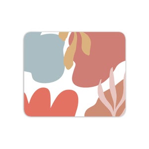 Abstract Clouds And Leaves Mouse Mat