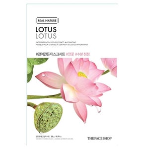 THE FACE SHOP Real Nature Sheet Mask Lotus