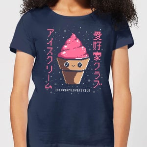 Ilustrata Ice Cream Lovers Club Women's T-Shirt - Navy