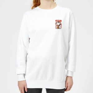 Ilustrata Catunist Women's Sweatshirt - White
