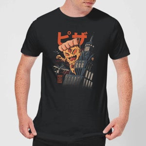Ilustrata Pizza Kong Men's T-Shirt - Black