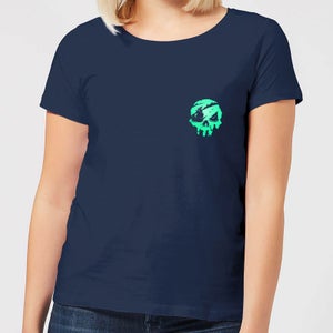 Camiseta con bolsillo 2nd Anniversary para mujer de Sea Of Thieves - Azul marino