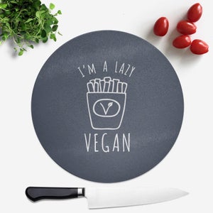 Lazy Vegan Round Chopping Board