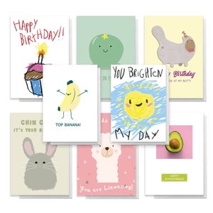 Bright Pack Of Greetings Cards