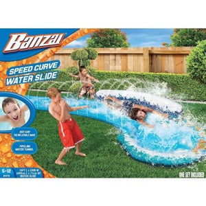 Banzai Speed Curve Waterslide Water Toy