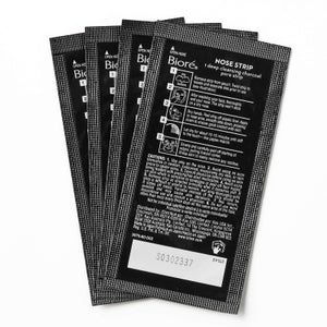 Bioré Charcoal Deep Cleansing Pore Strips 4 Nose Strips for Normal to Oily Skin