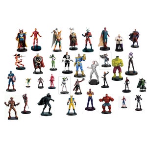 Eaglemoss Marvel Ultimate Collector's Set mit 10 Figuren (Set 1) - mit 16-seitigem Magazin
