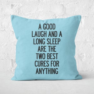 The Motivated Type A Good Laugh And A Long Sleep Square Cushion