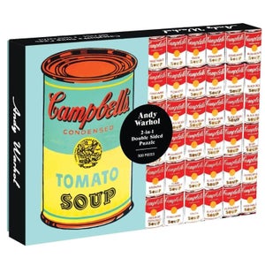 Andy Warhol Soup Can 2 Sided 500 Piece Puzzle