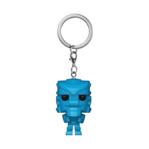Retro Toys Mattel RockEmSockEmRobot Blau Funko Pop! Schlüsselanhänger