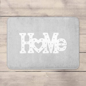 Home Typographic Bath Mat