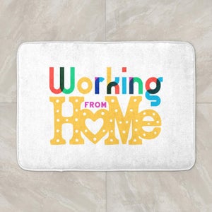Working From Home Bath Mat