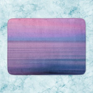 Sunset Purple Tones Bath Mat