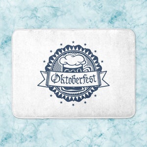 Oktoberfest Badge Bath Mat