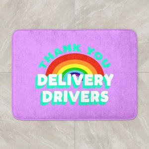 Thank You Delivery Drivers Bath Mat