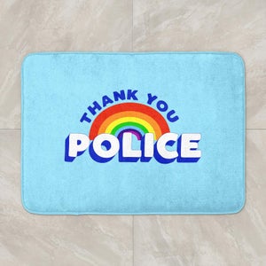 Thank You Police Bath Mat