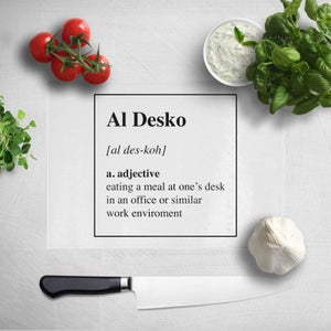 Al Desko Definition Chopping Board