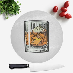 Whisky Round Chopping Board